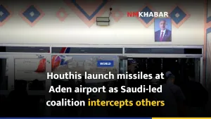 Houthis launch missiles at Aden airport as Saudi-led coalition intercepts others