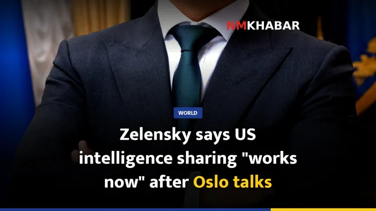 Zelensky says US intelligence sharing "works now" after Oslo talks
