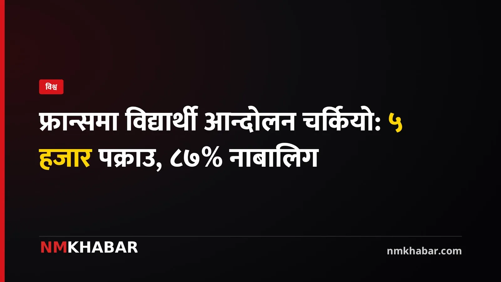 फ्रान्स विद्यार्थी आन्दोलन