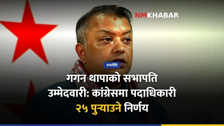 कांग्रेस महाधिवेशन, गगन थापा