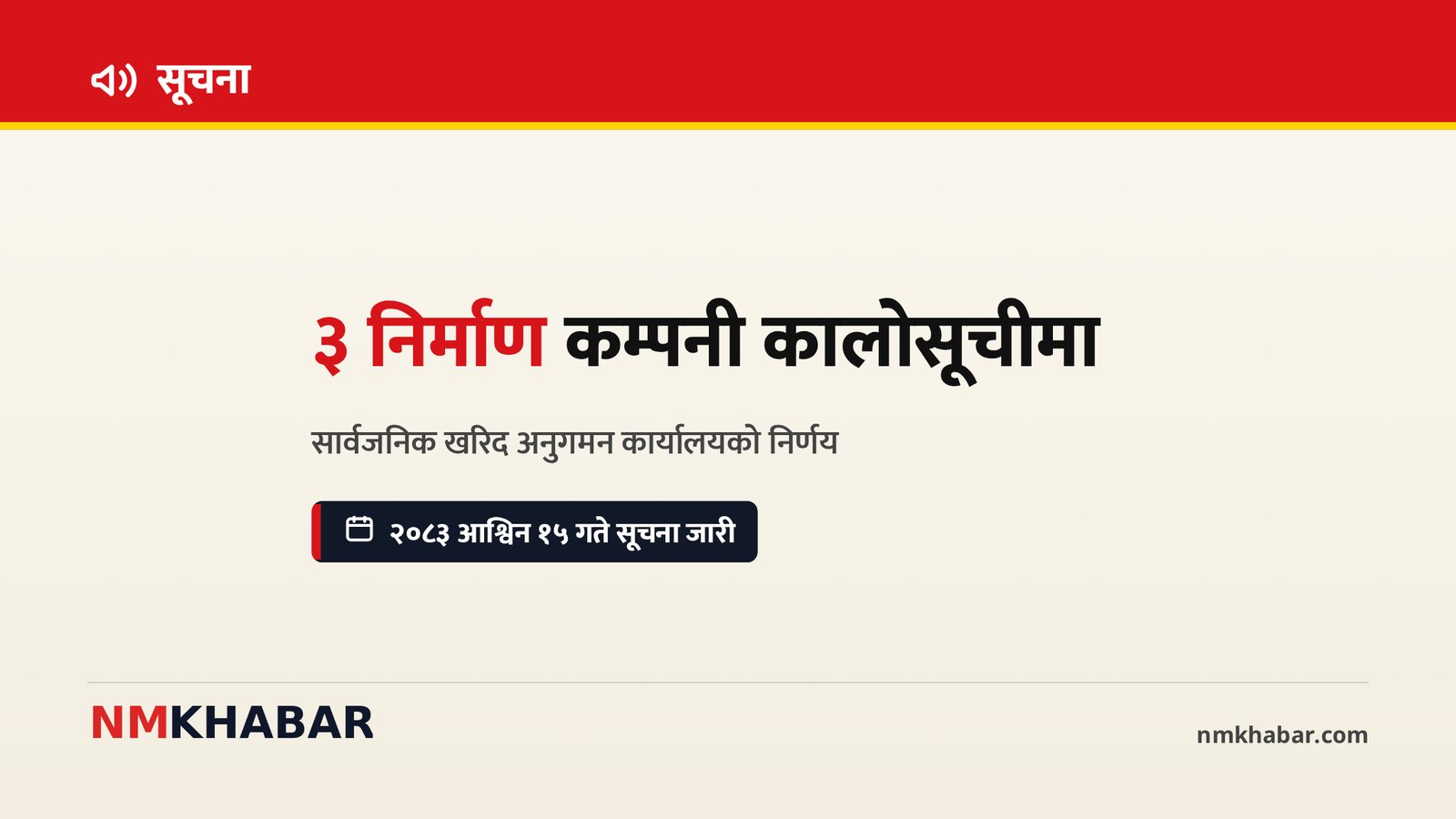निर्माण कम्पनी कालोसूची, जुम्ला सडक