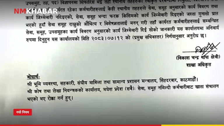 मधेश सरकार कर्मचारी