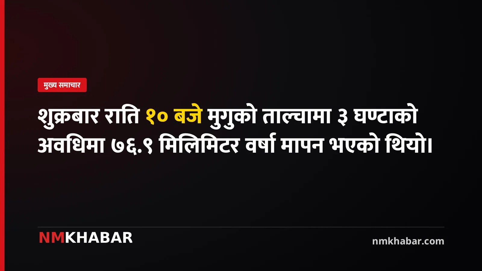 मनाङ वर्षा