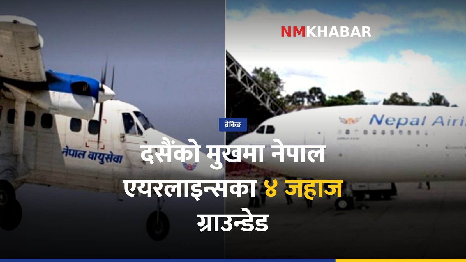 नेपाल एयरलाइन्स ग्राउन्डेड