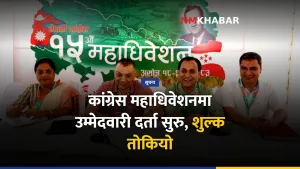कांग्रेस महाधिवेशन, उम्मेदवारी दर्ता