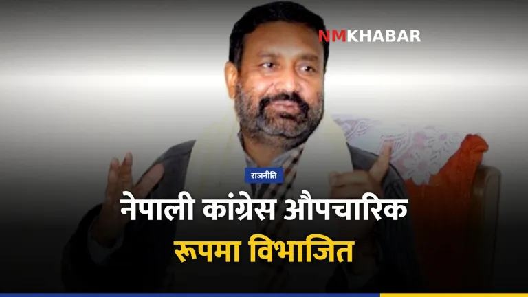 विमलेन्द्र निधि, नेपाली कांग्रेस विभाजन